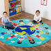 Children Around the World Circular Rug  hi\-res