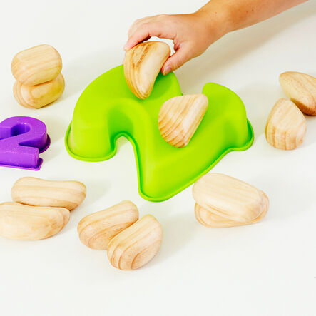 TTS Tactile Wooden Pebble Collection  hi\-res