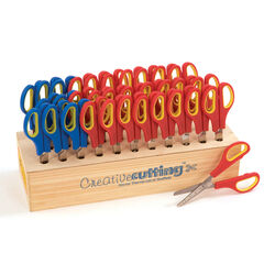 Soft Handled Grip It Scissors With Storage 32pk  hi-res