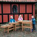 Outdoor Wooden Water and Sand Table with Pump  hi\-res