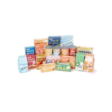 Plastic Role Play Cartons and Food Sets  hi\-res