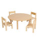 Essentials Table Circular Beech Top 530mm  hi\-res