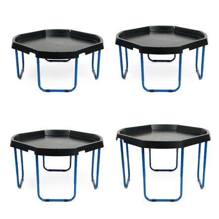 TTS Black Tuff Tray Table \x26 Blue Stand Bundle  hi\-res