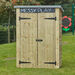 Outdoor Storage Shed with Chalkboard  hi\-res