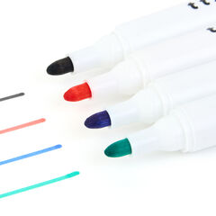 TTS Premium Drywipe Whiteboard Marker Bullet Tip Assorted  TTS Premium Drywipe Whiteboard Marker Bullet Tip Assorted  hi-res
