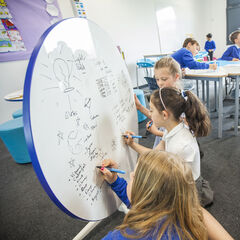 Circular Flip Writable Table H770mm  Circular Flip Writable Table H770mm  hi-res