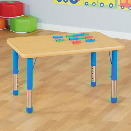 Copenhagen height adjustable rectangular four\-seater table  hi\-res