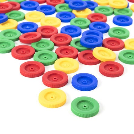 Assorted Plastic Wheels 100pk  hi\-res