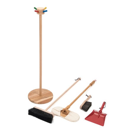 Role Play Wooden Cleaning Set with Stand  hi\-res