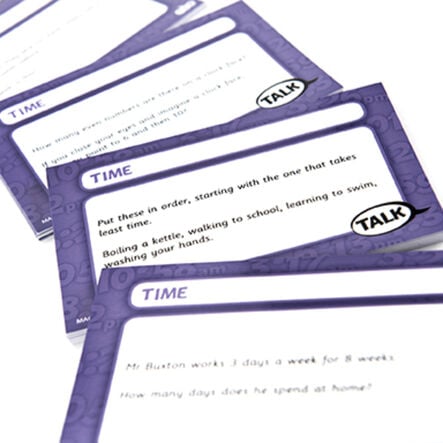 TTS Time Problem Solving Cards 100pcs  hi\-res