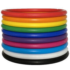Lightweight Activity Throwing Rings 10pk  Lightweight Activity Throwing Rings 10pk  hi-res