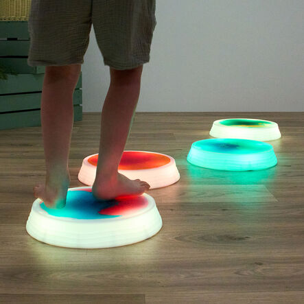 Light\-Up Liquid Sensory Stepping Stones  hi\-res