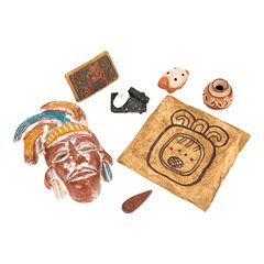 Central American Aztecs Time Capsule Artefact Collection KS2  Central American Aztecs Time Capsule Artefact Collection KS2  hi-res