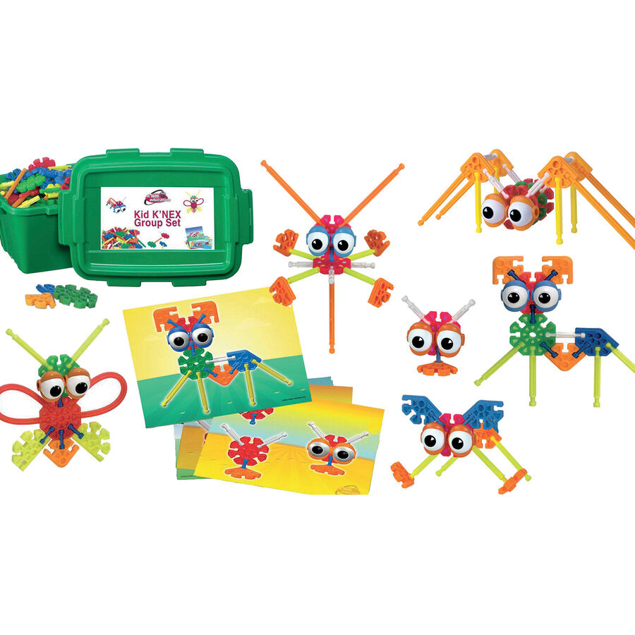 Pre-K + K 2年パッケージセット Kid K'NEX Group Building Set 131pk | Construction | TTS