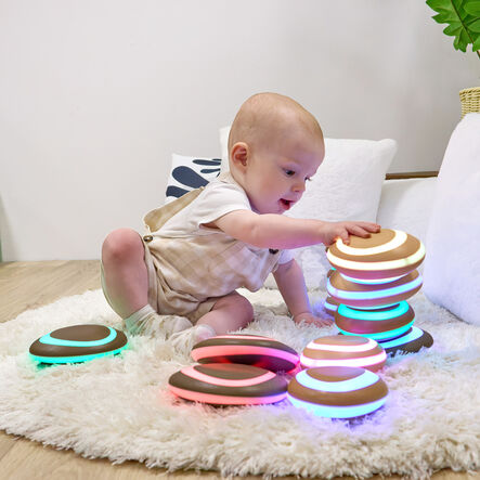 TTS Light to Touch Stacking Sensory Stones  hi\-res