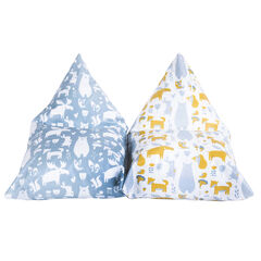 Geo Wipe Clean Triangular Beanbag  Geo Wipe Clean Triangular Beanbag  hi-res