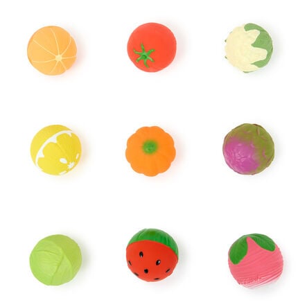 Oli \x26 Carol Baby Sensory Balls Fruit \x26 Veg Big Bundle  hi\-res