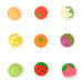 Oli \x26 Carol Baby Sensory Balls Fruit \x26 Veg Big Bundle  hi\-res