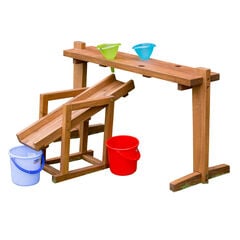 Outdoor Wooden Channelling Rack and Slide  hi-res