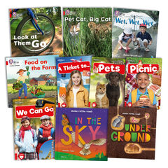 Red Non-Fiction Book Bands Level 2 10pk  hi-res