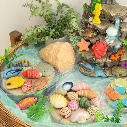 Yellow Door Ocean Play Sensory Stones Bundle 47pcs TTS Exclusive  hi\-res