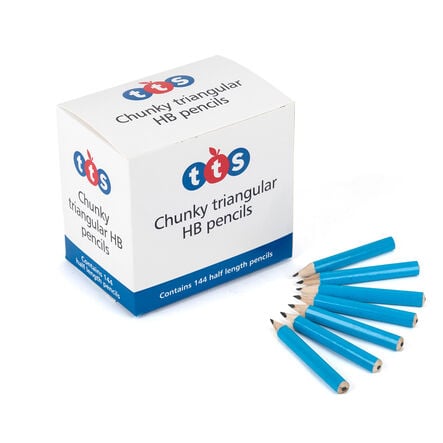 TTS Chunky HB Triangular Pencils 144pk  hi\-res