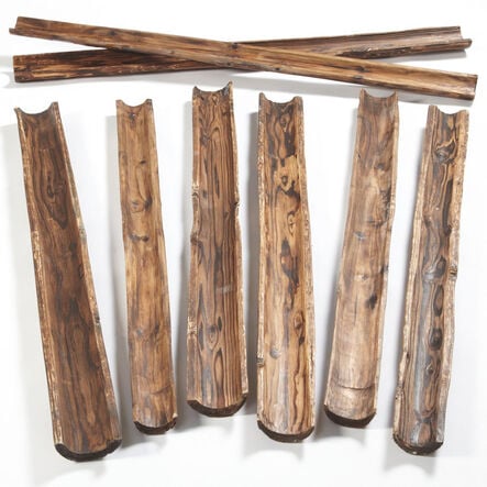 Natural Wooden Water Channelling 8pk  hi\-res