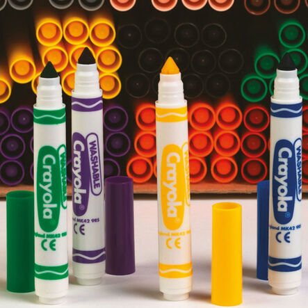 Crayola Washable Colouring Pens Assorted 144pk  hi\-res
