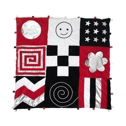 TTS Black \x26 White Large Sensory Rug  hi\-res
