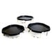 TTS Black Tuff Tray Table and Cream Stand Bundle  hi\-res
