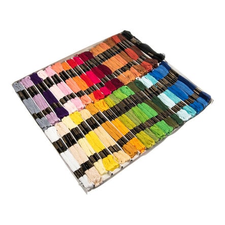 Cotton Embroidery Threads Pack Assorted 144pk  hi\-res