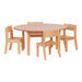 Millhouse Beech Circular Table \x26 Chairs  hi\-res