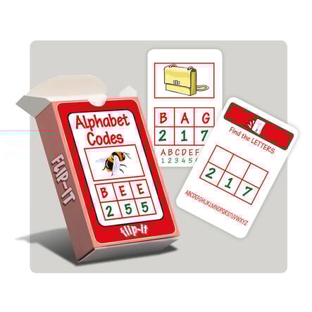 Flip\-It Alphabet Codes  hi\-res