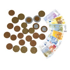 Euro Note and Coin 60pk  Euro Note and Coin 60pk  hi-res