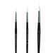 White Sable Substitute Paint Brushes 10pk  hi\-res