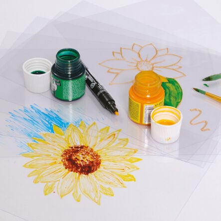 Glass Painting Acetate Sheets A4 8pk  hi\-res