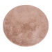 Faux Fur Circular Rug Sand Mink hi\-res