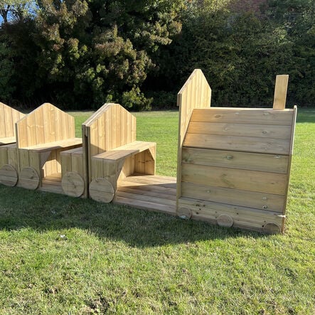 Large Timber Train  hi\-res