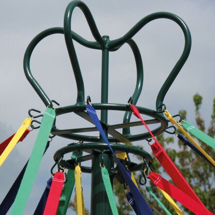 Playground Maypole with Braids  hi\-res