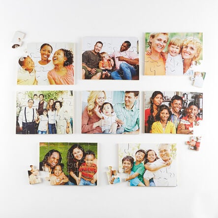 Photographic Modern Families Puzzles 8pk  hi\-res