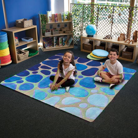 Water Droplet Super Deluxe Carved Carpet  hi\-res