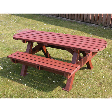 Marmax Picnic Bench Extended Top Wheelchair Accessible  hi\-res