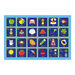 Large Blue Alphabet Carpet  hi\-res
