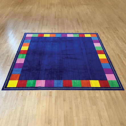 Rainbow Edge Classroom Carpet  hi\-res