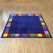 Rainbow Edge Classroom Carpet  hi\-res