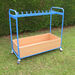 Double Sided Blue Cloakroom Trolley  hi\-res