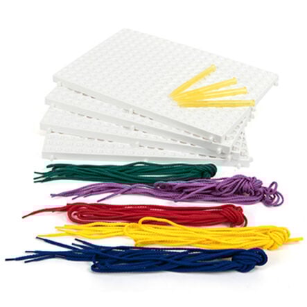 Fine Motor Pattern Threading Boards 4pk  hi\-res