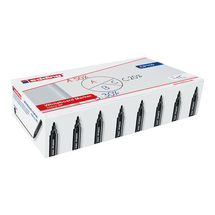 edding 366 Mini Whiteboard Marker Pens 100pk Black  hi\-res
