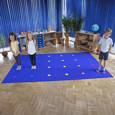 Essentials Rainbow Spots Carpet 3m x 2m  hi\-res