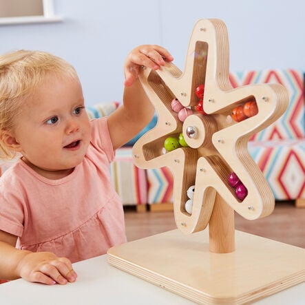 Wooden Rotating Jingle Bell Wheel  hi\-res
